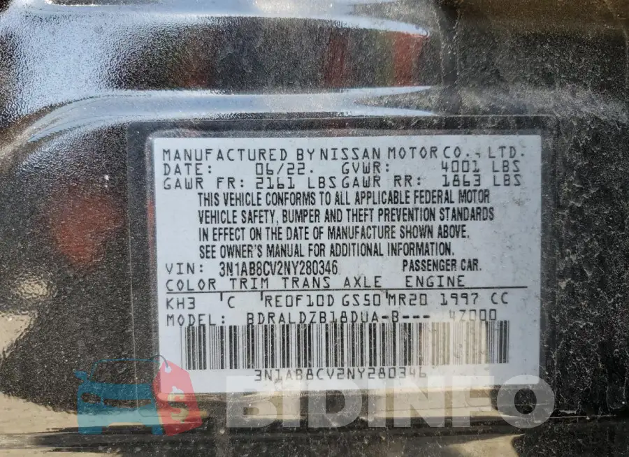 3N1AB8CV2NY280346 Photo# 12