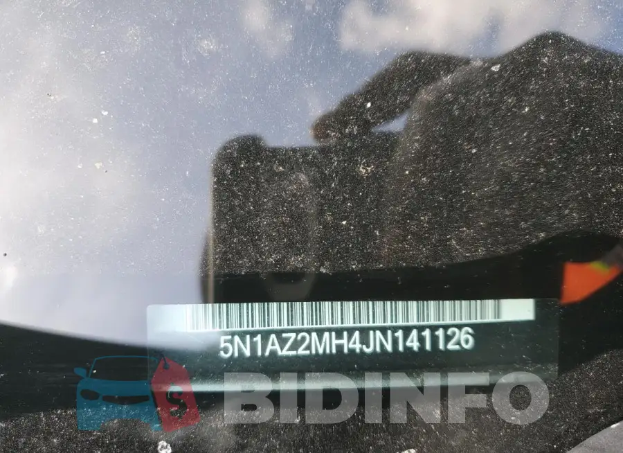 5N1AZ2MH4JN141126 Photo# 14