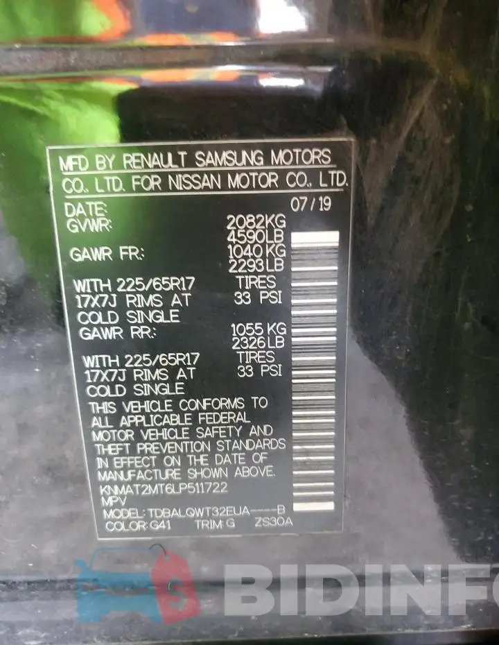 KNMAT2MT6LP511722 Photo# 12