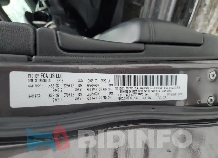 1C4RJFAG3FC775063 Photo# 13
