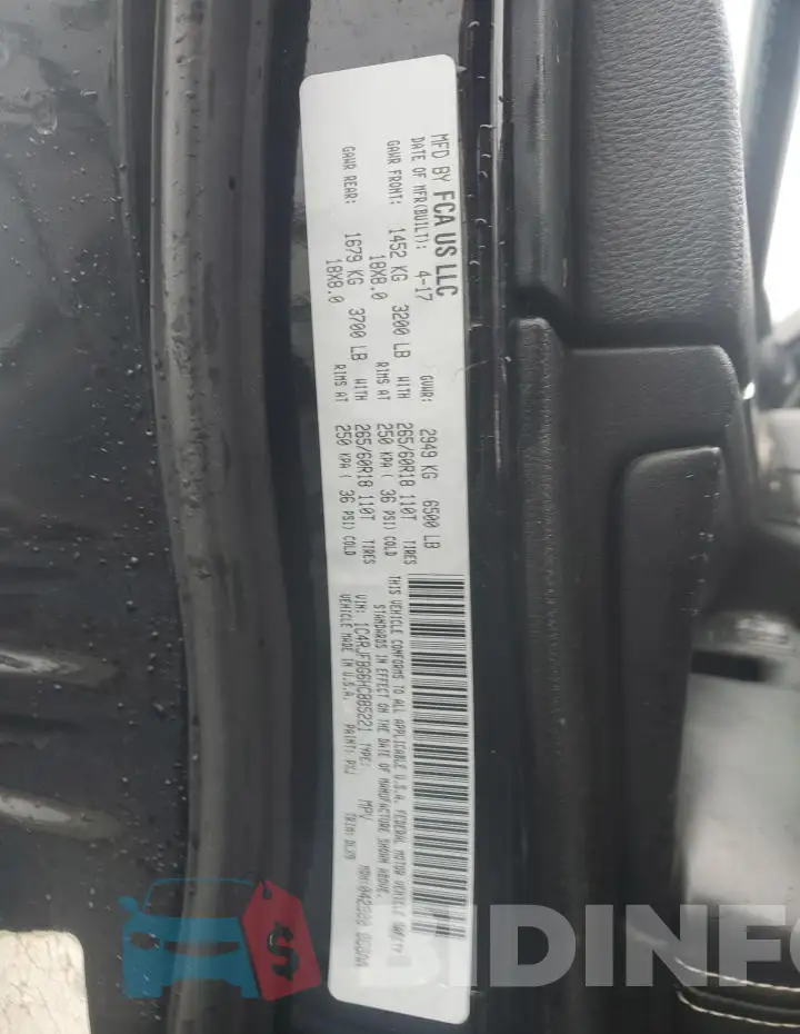 1C4RJFBG6HC885221 Photo# 12