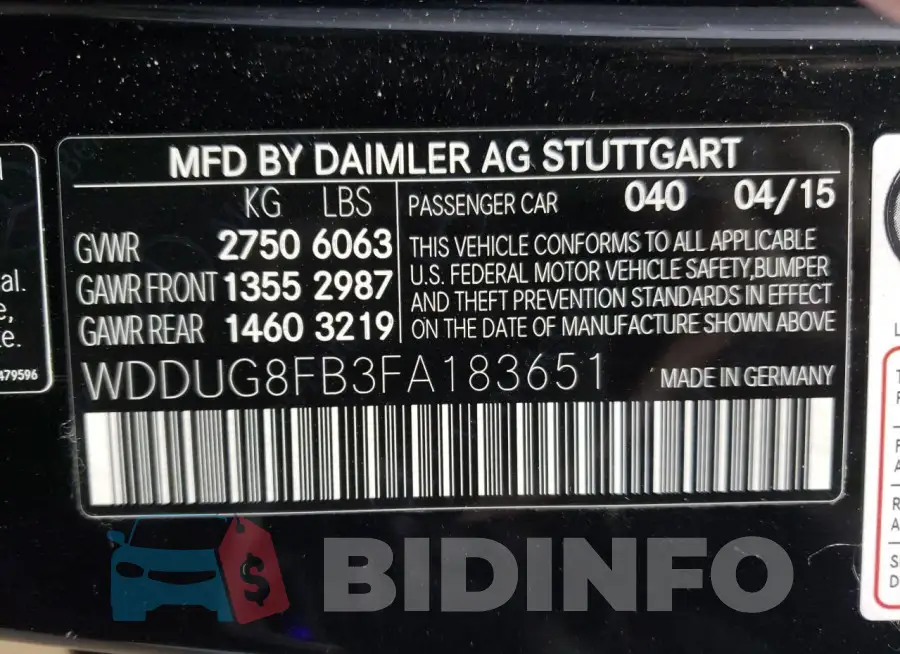 WDDUG8FB3FA183651 Photo# 12
