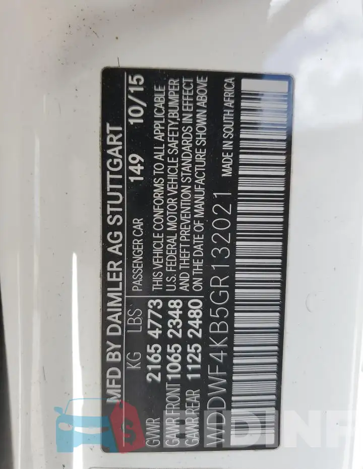 WDDWF4KB5GR132021 Photo# 12