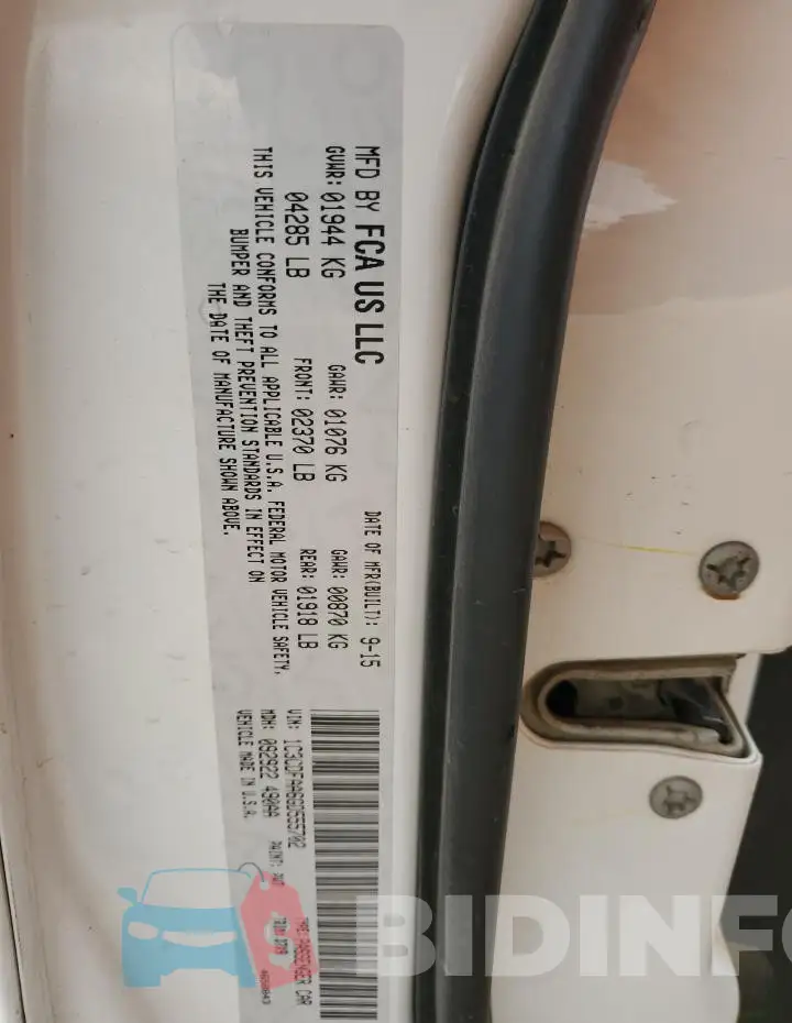 1C3CDFAA6GD555702 Photo# 12