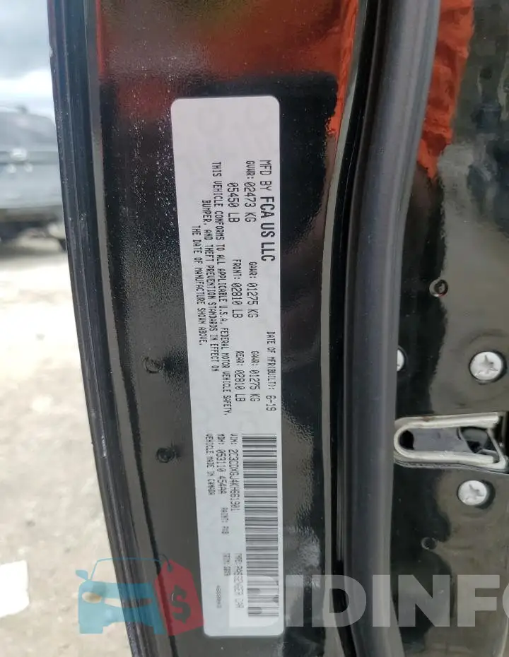2C3CDXGJ4KH661901 Photo# 12