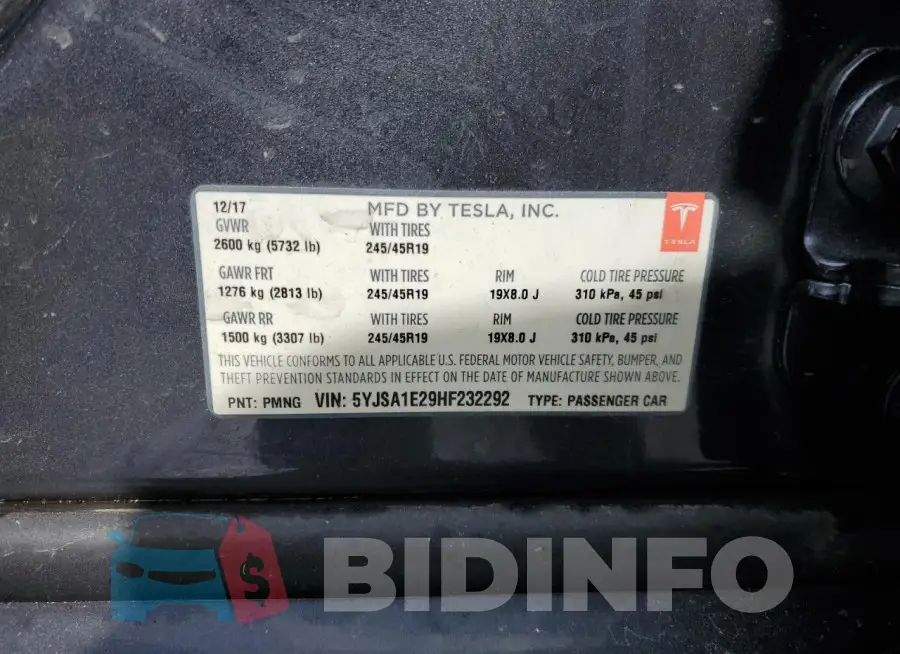 5YJSA1E29HF232292 Photo# 13