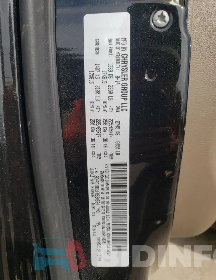 2C4RC1BG9FR520534 Photo# 14