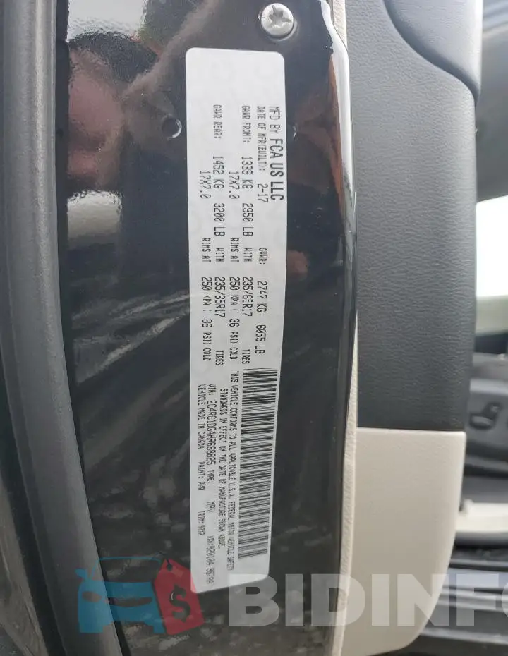 2C4RC1DG4HR688825 Photo# 13