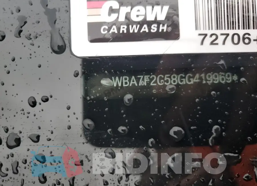 WBA7F2C58GG419969 Photo# 12