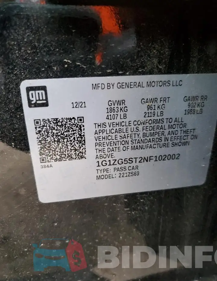1G1ZG5ST2NF102002 Photo# 12