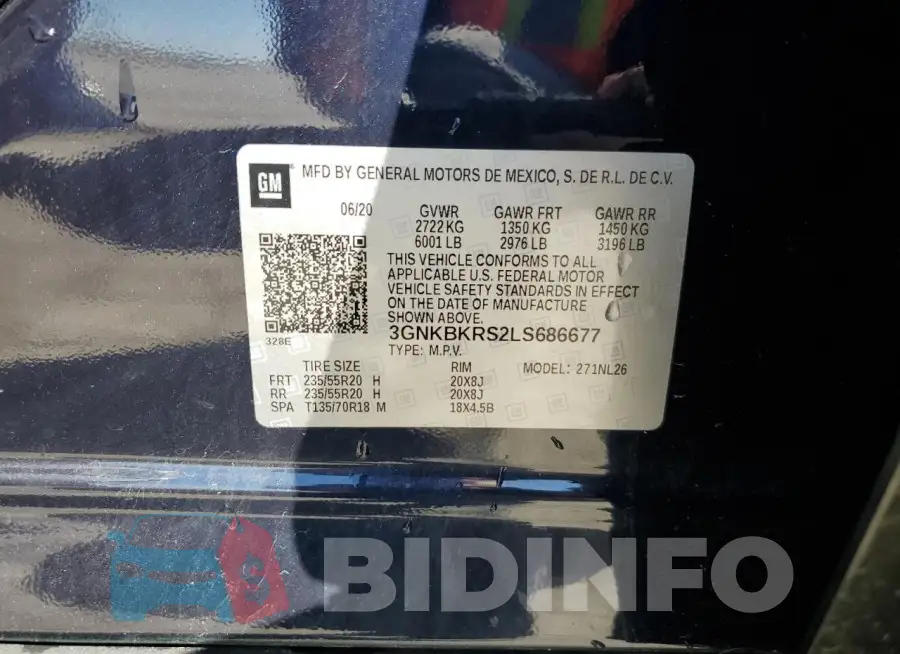 3GNKBKRS2LS686677 Photo# 13