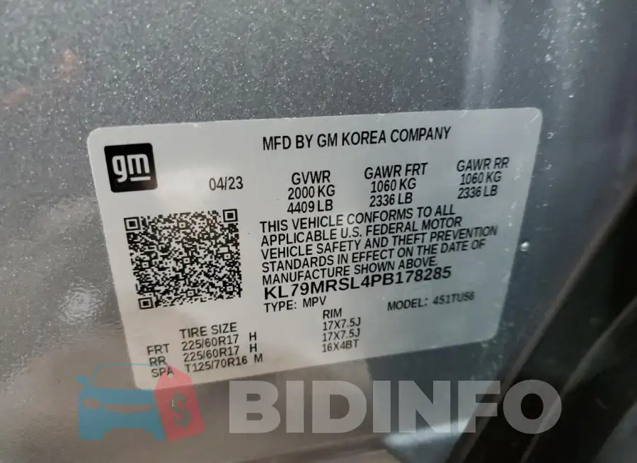 KL79MRSL4PB178285 Photo# 13