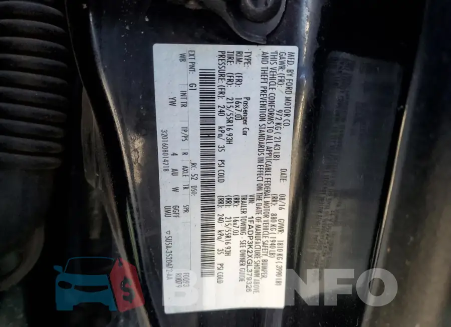 1FADP3K2XGL379326 Photo# 12