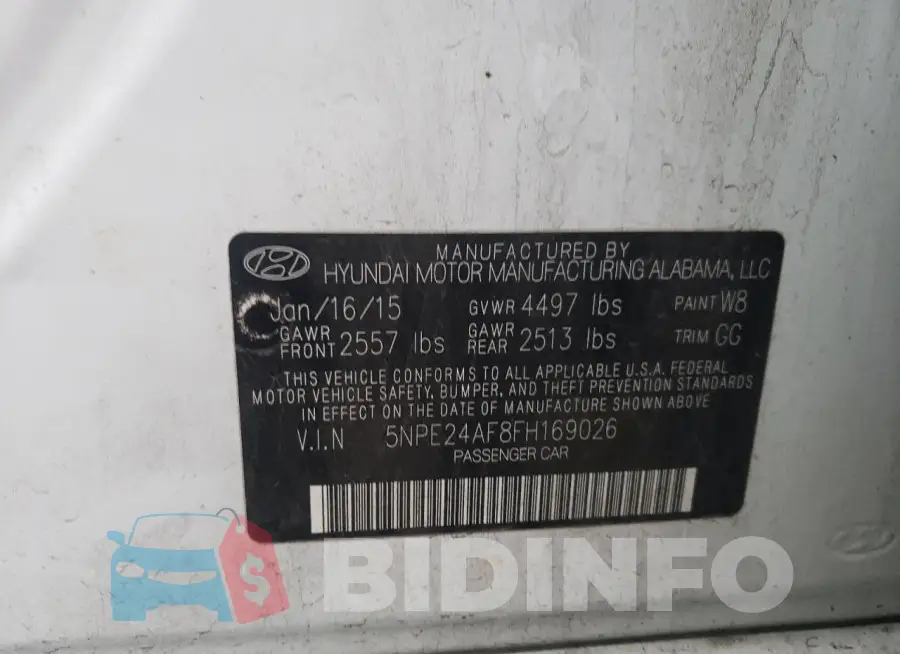 5NPE24AF8FH169026 Photo# 12