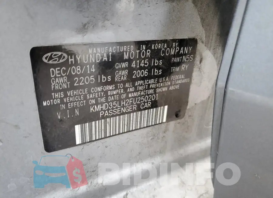 KMHD35LH2FU250201 Photo# 12
