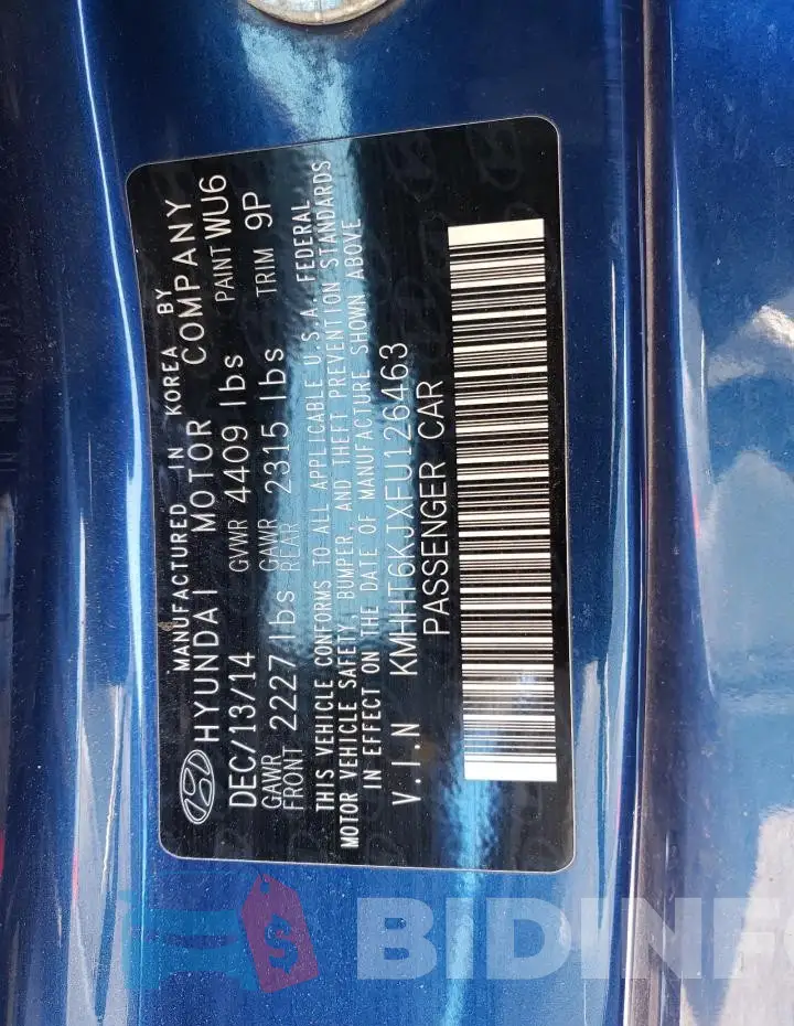 KMHHT6KJXFU126463 Photo# 12