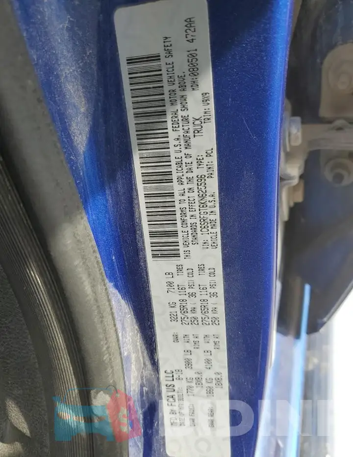 1C6SRFGT6KN625596 Photo# 12