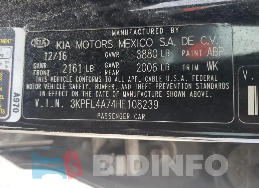 3KPFL4A74HE108239 Photo# 12