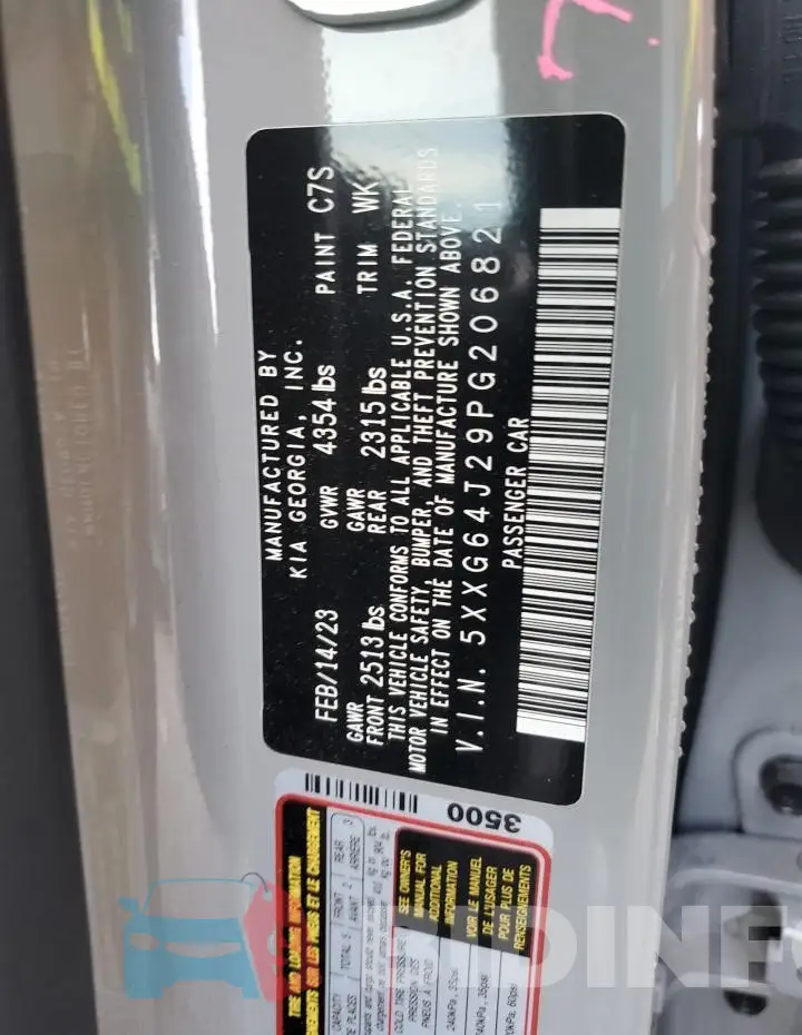 5XXG64J29PG206821 Photo# 13