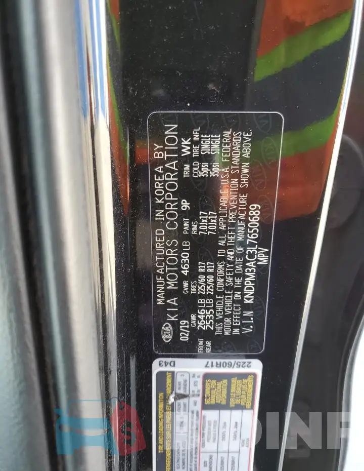 KNDPM3AC3L7650689 Photo# 12