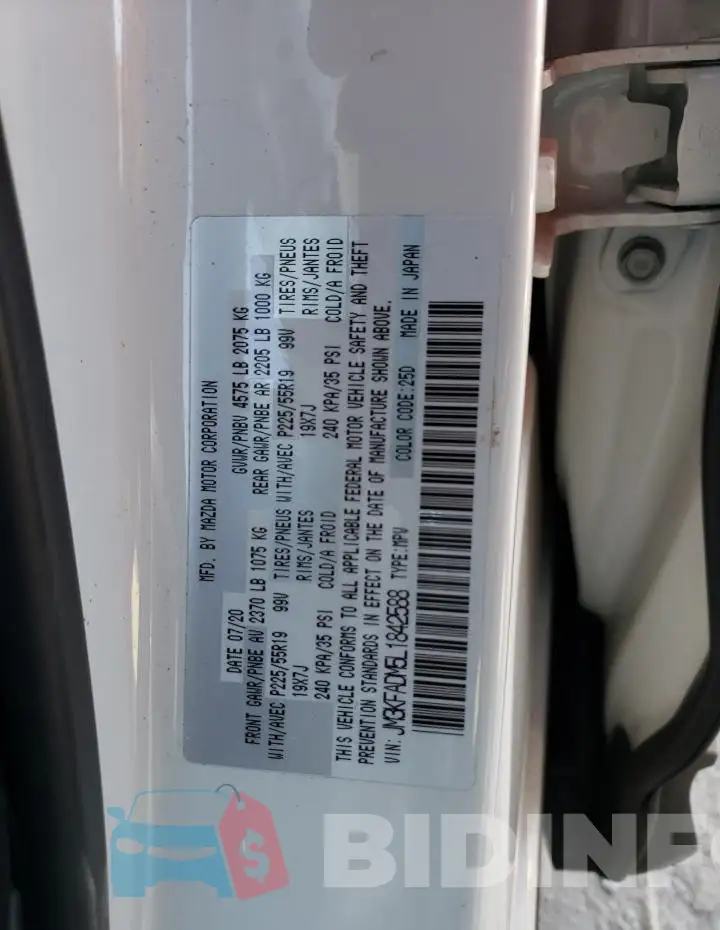 JM3KFADM5L1842588 Photo# 12