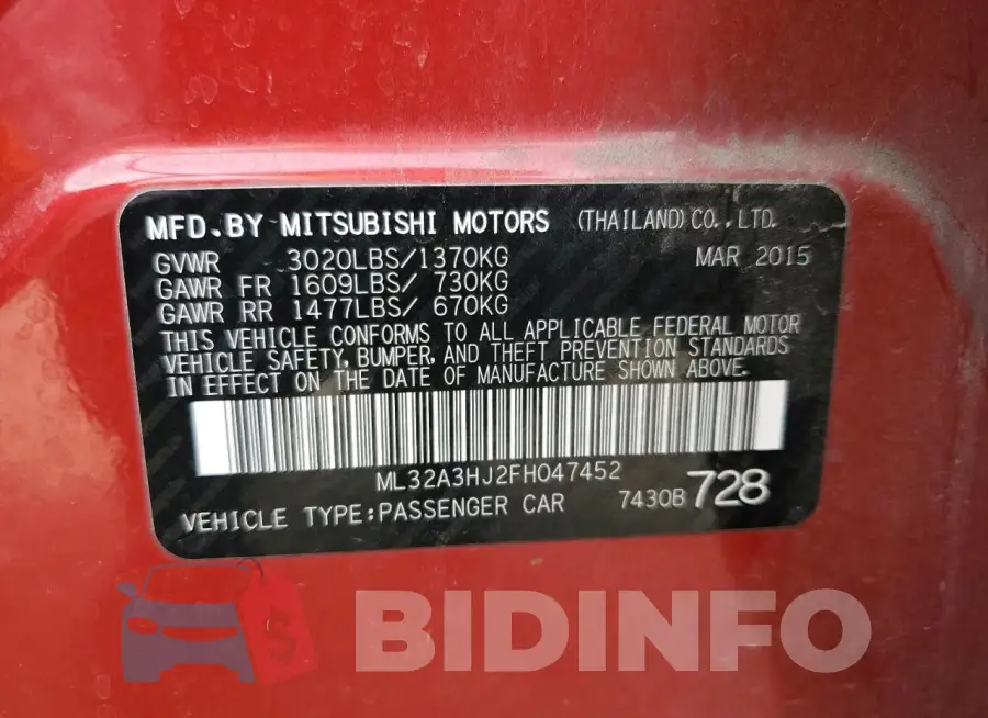 ML32A3HJ2FH047452 Photo# 12
