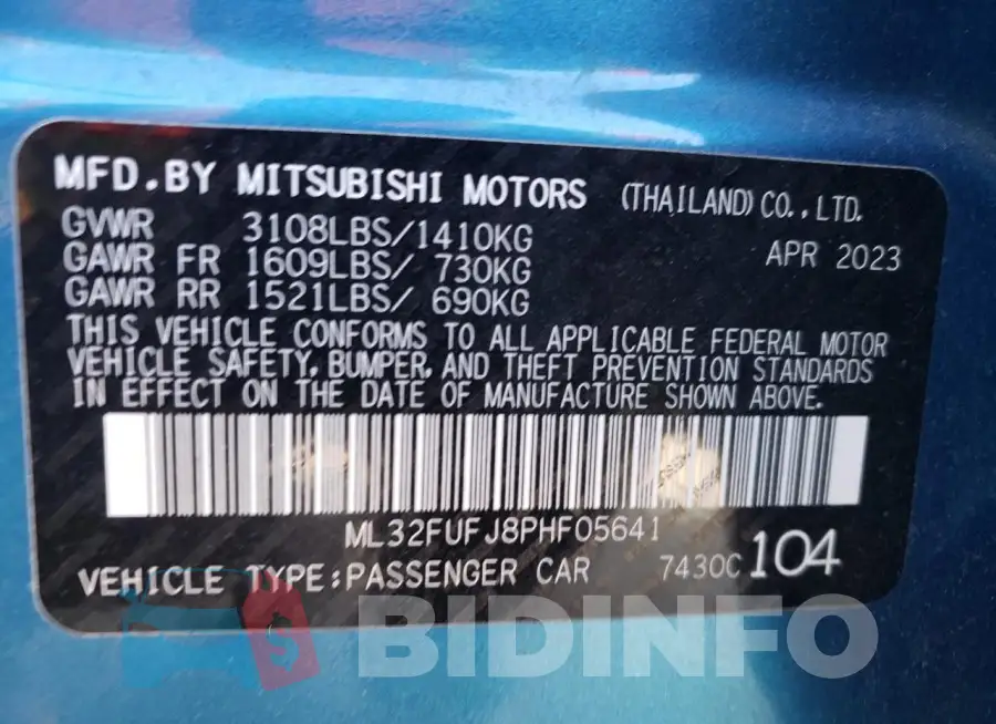 ML32FUFJ8PHF05641 Photo# 12