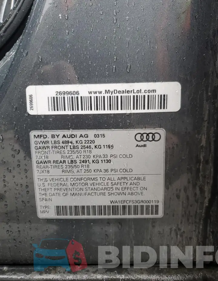 WA1EFCFS3GR000119 Photo# 13