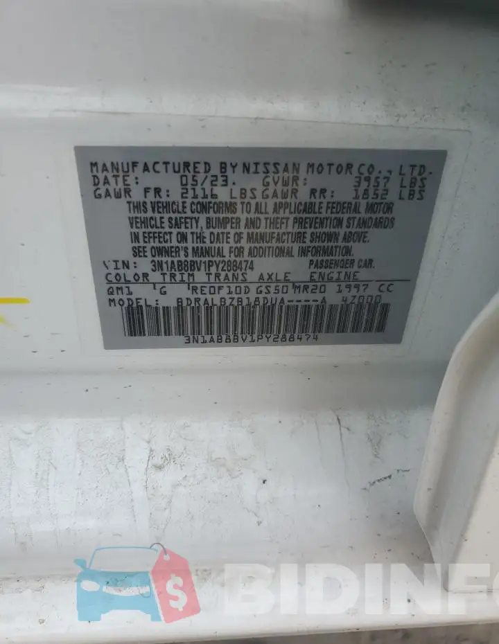 3N1AB8BV1PY288474 Photo# 12