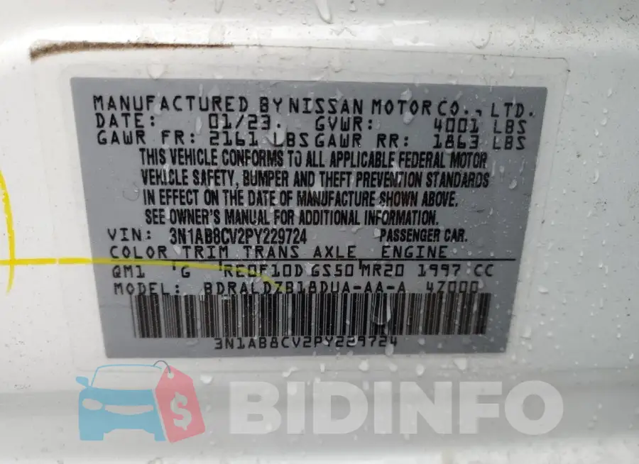 3N1AB8CV2PY229724 Photo# 12