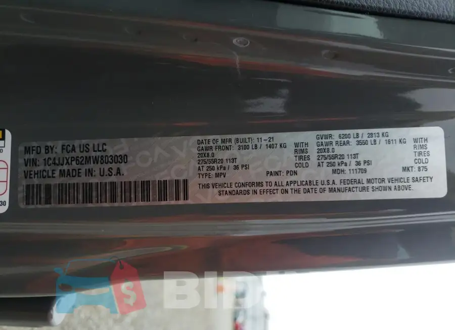 1C4JJXP62MW803030 Photo# 14