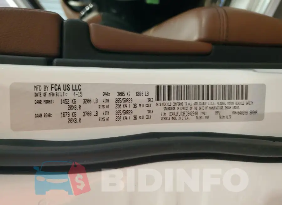 1C4RJFJT3FC842340 Photo# 13