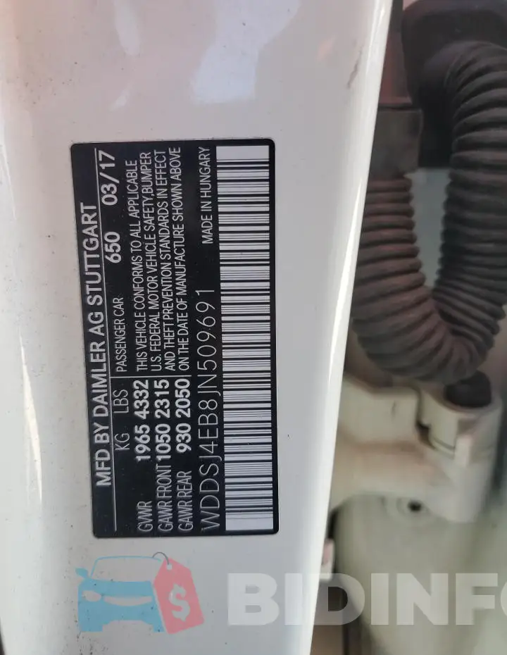 WDDSJ4EB8JN509691 Photo# 12