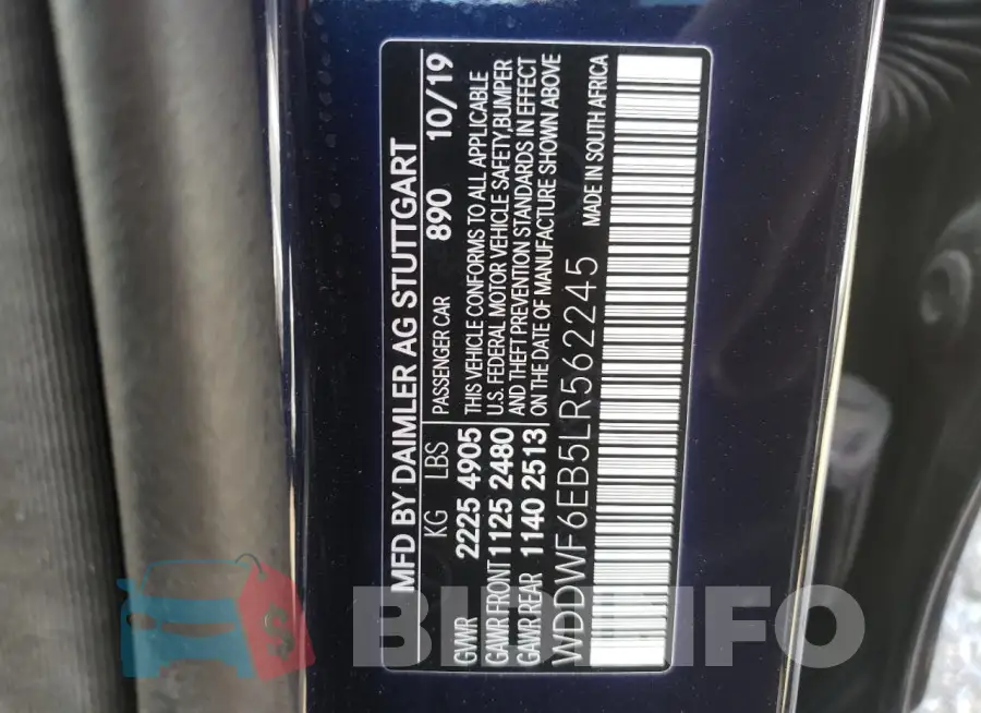 WDDWF6EB5LR562245 Photo# 12