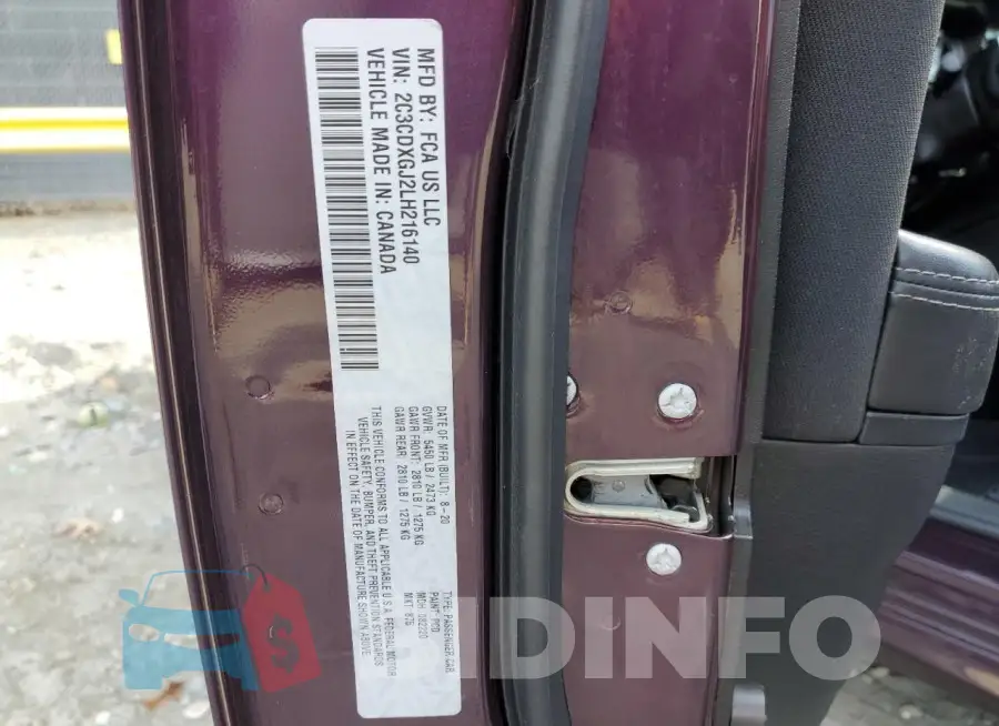 2C3CDXGJ2LH216140 Photo# 12