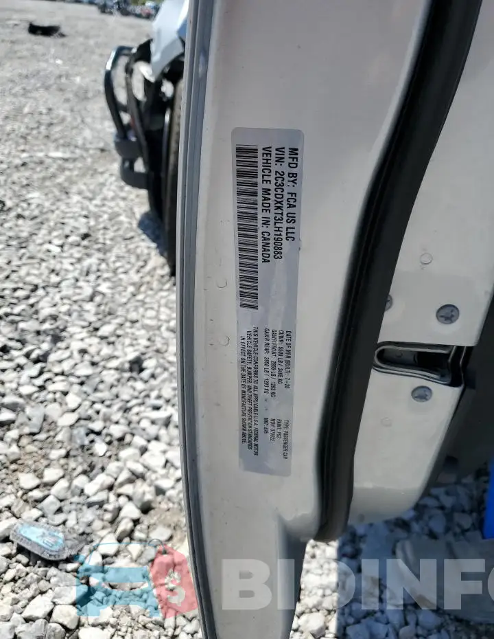 2C3CDXKT3LH190883 Photo# 12