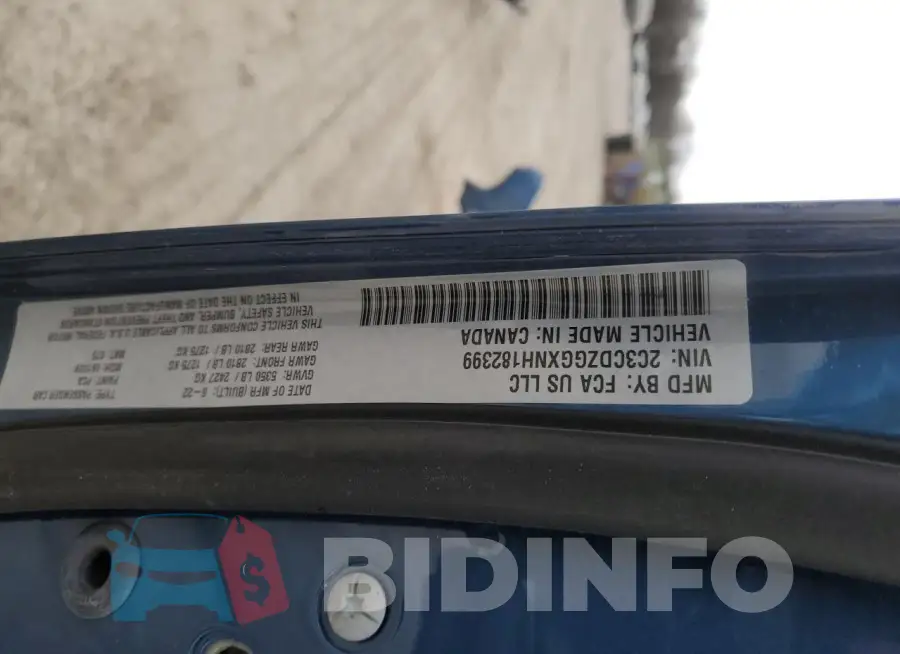 2C3CDZGGXNH182399 Photo# 12