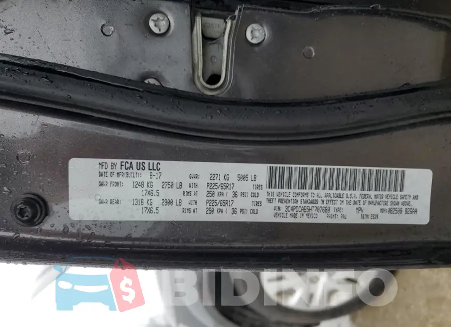 3C4PDCAB5HT707680 Photo# 13