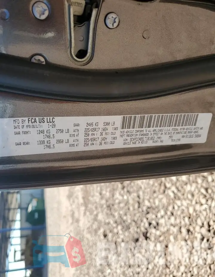 3C4PDCAB5LT181852 Photo# 12