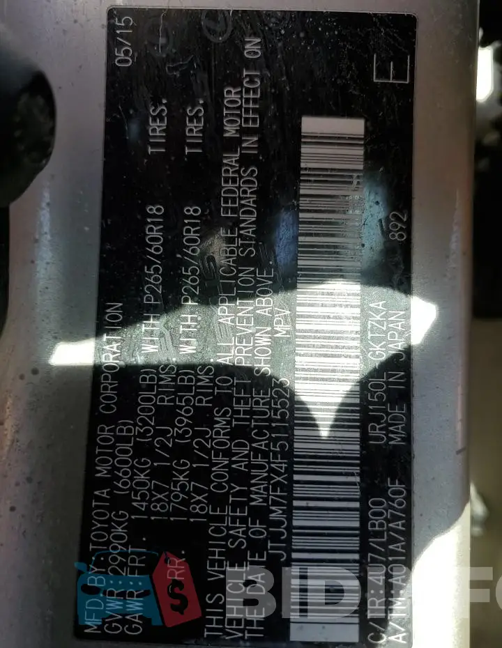 JTJJM7FX4F5115523 Photo# 13