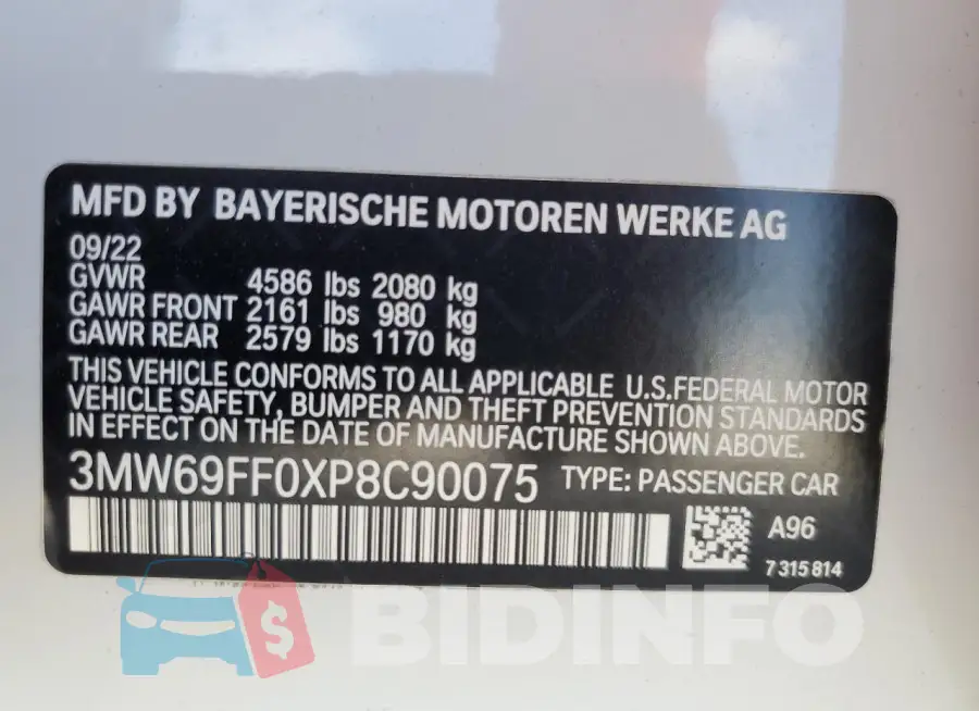 3MW69FF0XP8C90075 Photo# 12