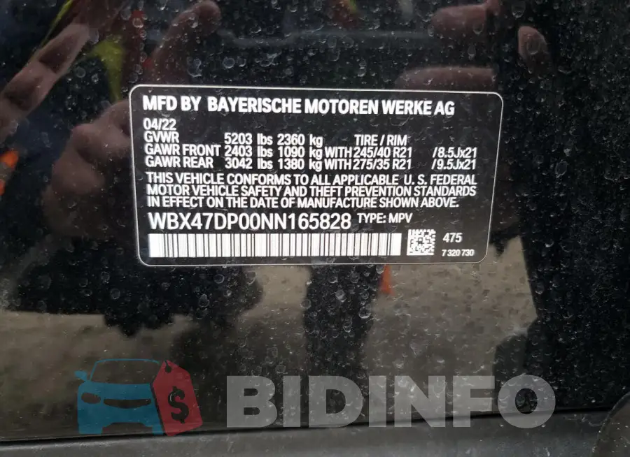 WBX47DP00NN165828 Photo# 12
