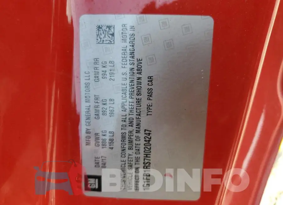 1G1FB1RS7H0204247 Photo# 12