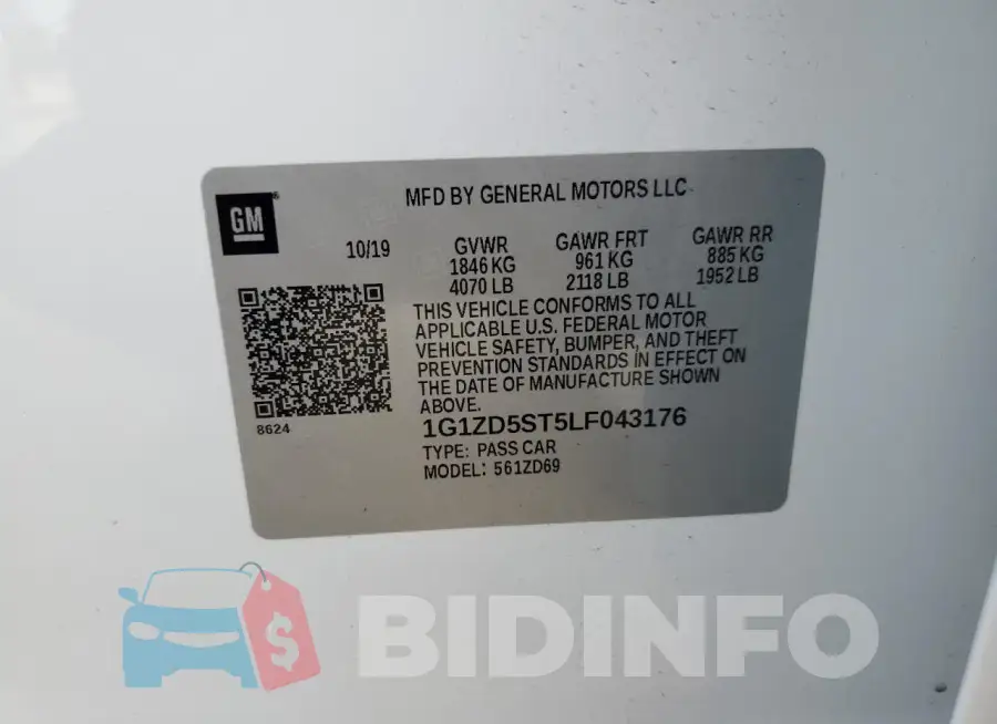 1G1ZD5ST5LF043176 Photo# 12