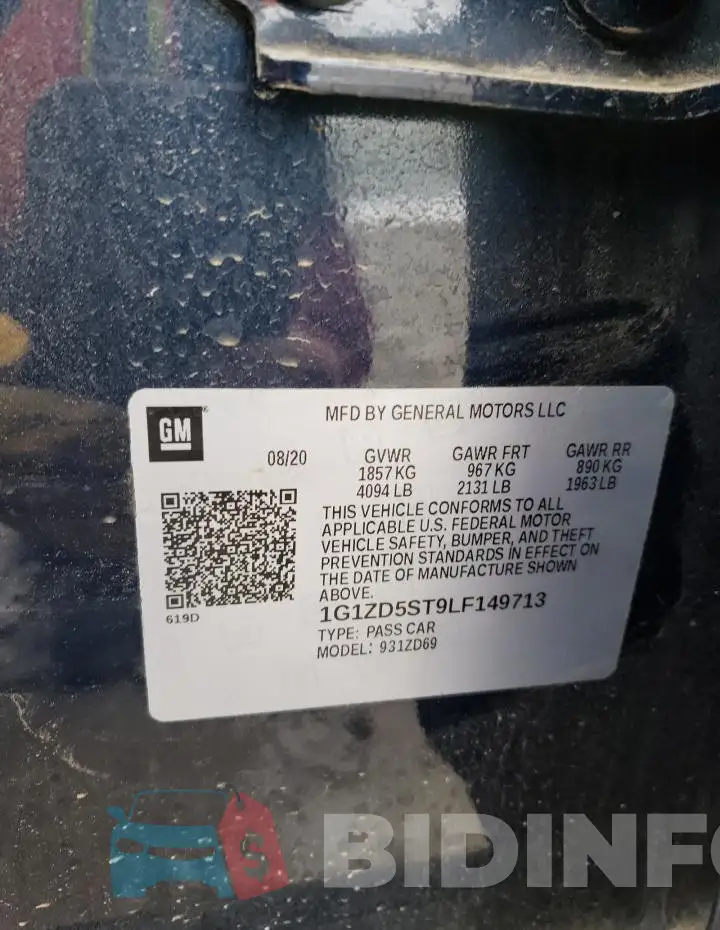 1G1ZD5ST9LF149713 Photo# 12