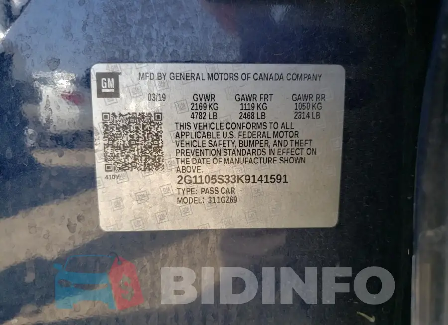 2G1105S33K9141591 Photo# 12