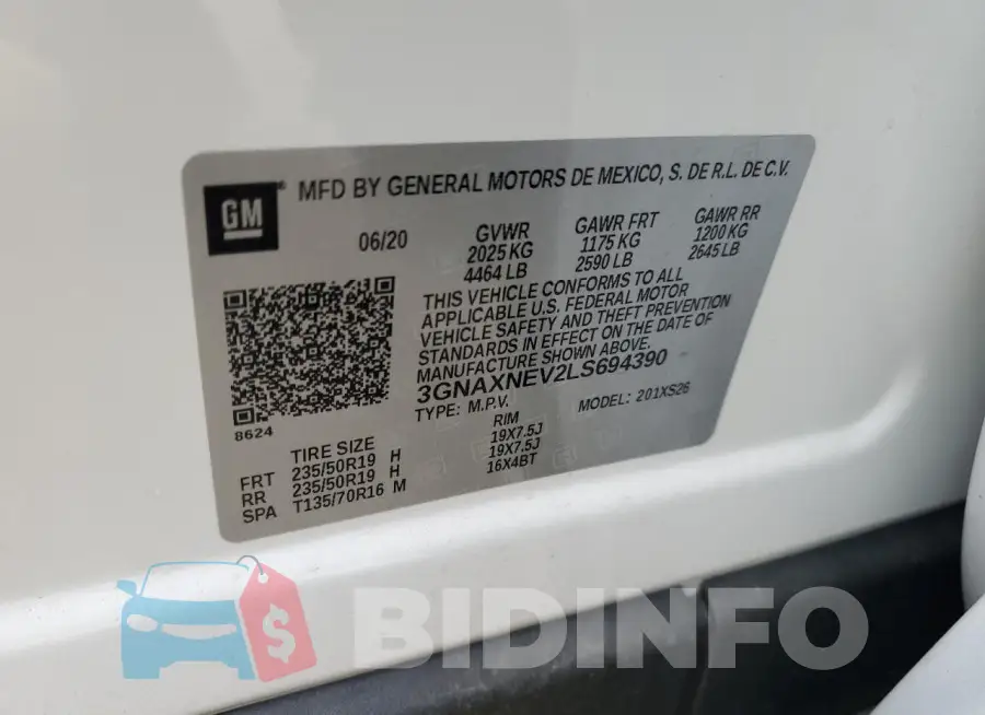 3GNAXNEV2LS694390 Photo# 12