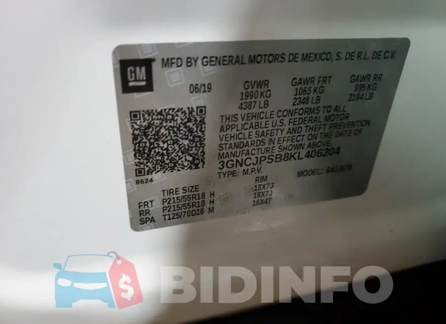 3GNCJPSB8KL406204 Photo# 12