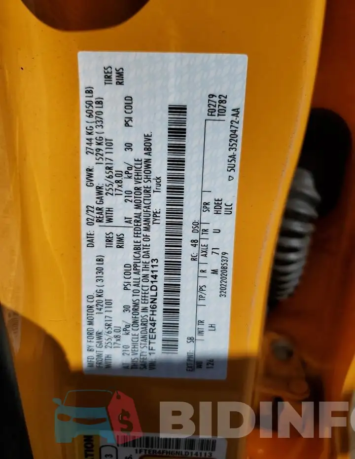 1FTER4FH6NLD14113 Photo# 13