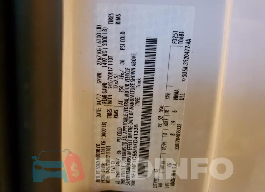 1FTMF1C85HKD41336 Photo# 12